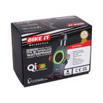 BikeIt Premium alloy phone holder with wireless charging 